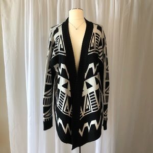 Forever 21 Black and White Cardigan